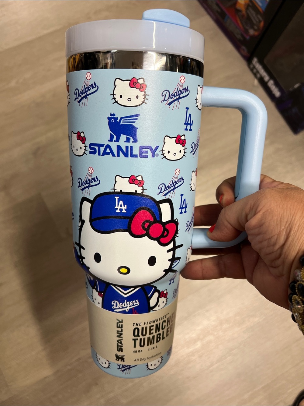 Stanley Light Blue Hello Kitty x Dodgers Insulated Tumbler
